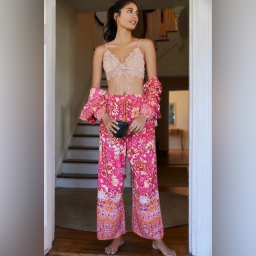 BY ANTHROPOLOGIE KARI WIDE-LEG PANTS
